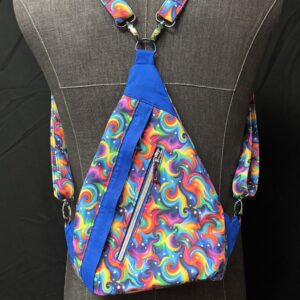 Triangle - Small - Vibrant Swirls